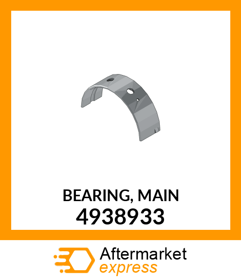 Main Bearing (Upper) 0.25Mm 4938933