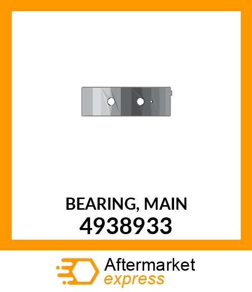 Main Bearing (Upper) 0.25Mm 4938933