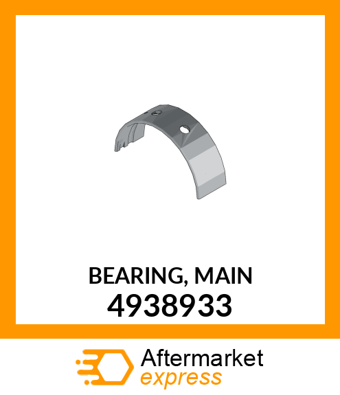 Main Bearing (Upper) 0.25Mm 4938933