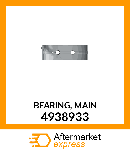 Main Bearing (Upper) 0.25Mm 4938933