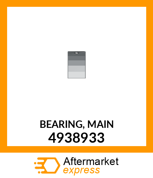 Main Bearing (Upper) 0.25Mm 4938933