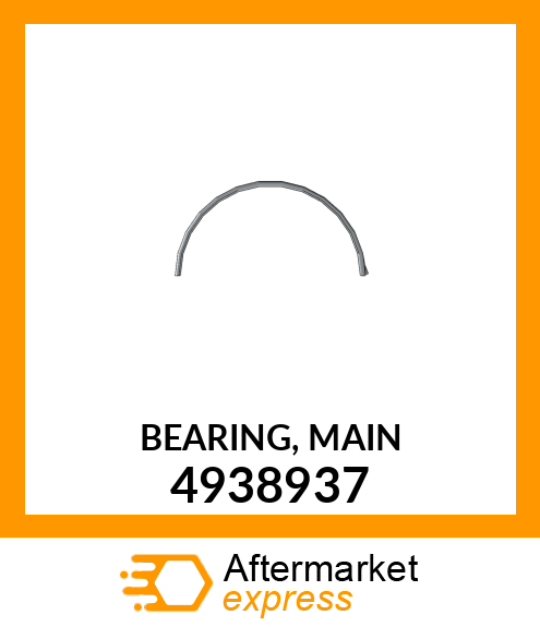 Main Bearing (Lower) 0.25Mm 4938937