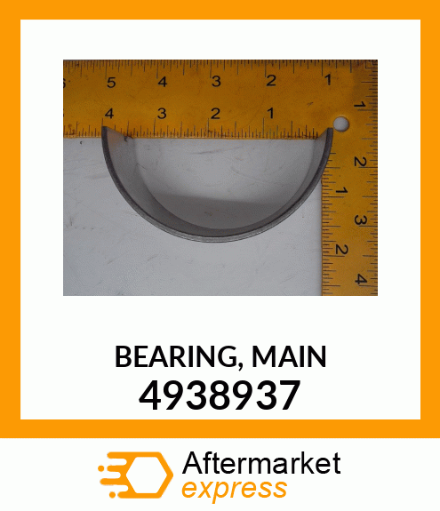 Main Bearing (Lower) 0.25Mm 4938937