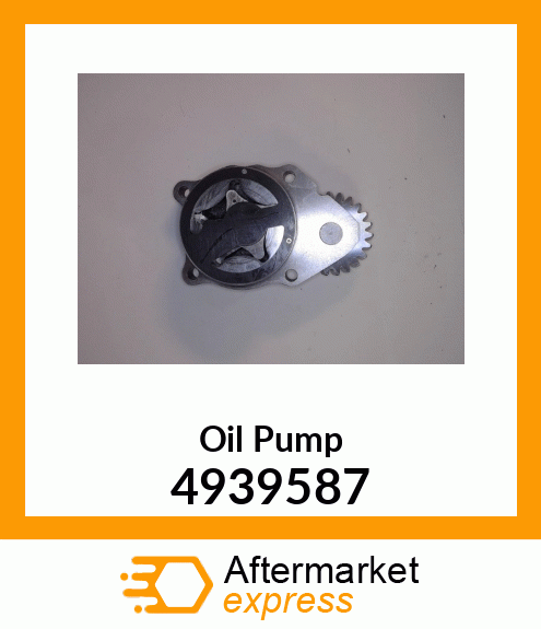 OIL PUMP 6B 4939587