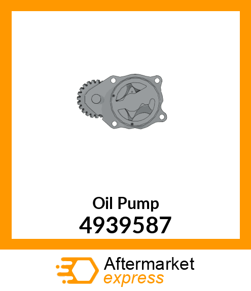 OIL PUMP 6B 4939587