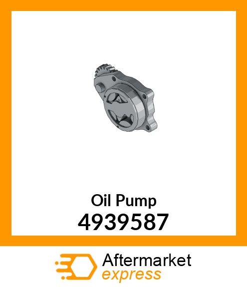 OIL PUMP 6B 4939587