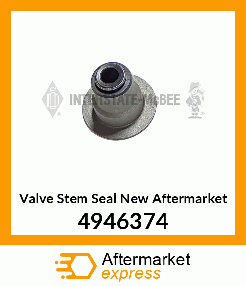 Valve Stem Seal New Aftermarket 4946374