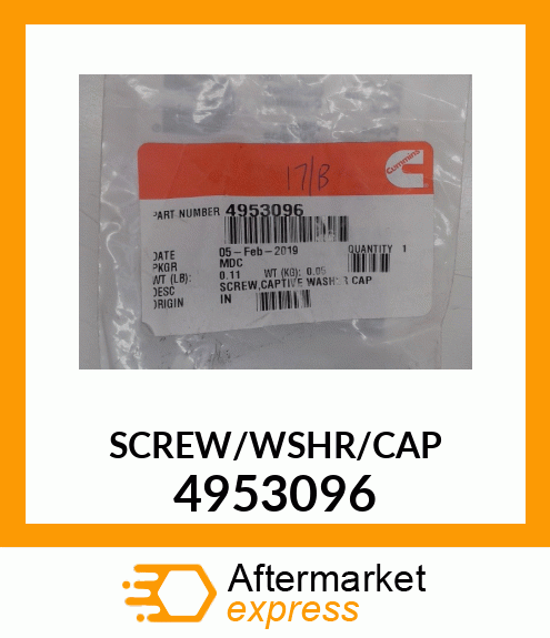 SCREW/WSHR/CAP_ 4953096