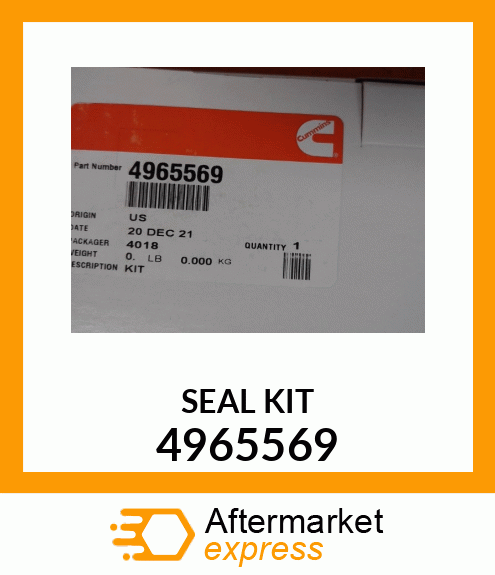 REAR SEAL KIT 4965569