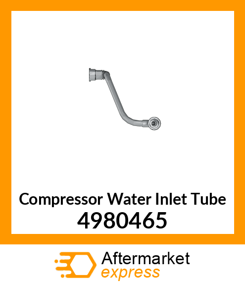 Compressor Water Inlet Tube 4980465