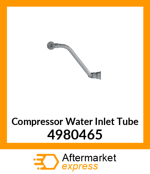 Compressor Water Inlet Tube 4980465