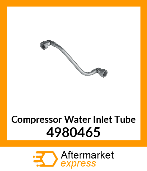 Compressor Water Inlet Tube 4980465