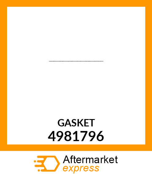 GASKET 4981796
