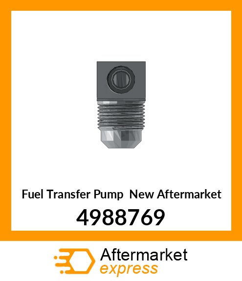 Fuel Transfer Pump New Aftermarket 4988769