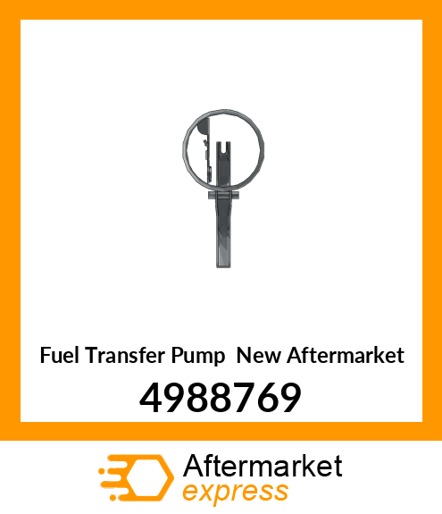 Fuel Transfer Pump New Aftermarket 4988769