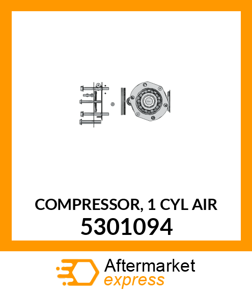 COMPRESSOR, 1 CYL AIR 5301094