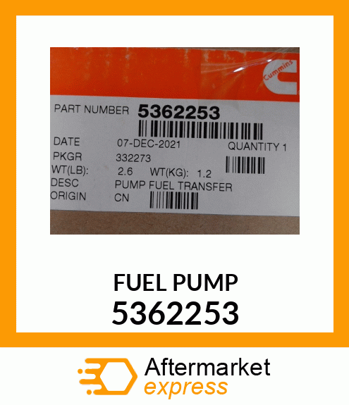 FUEL PUMP 5362253