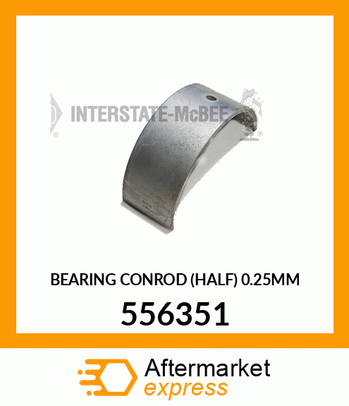 BEARING CONROD (HALF) 0.25MM 556351