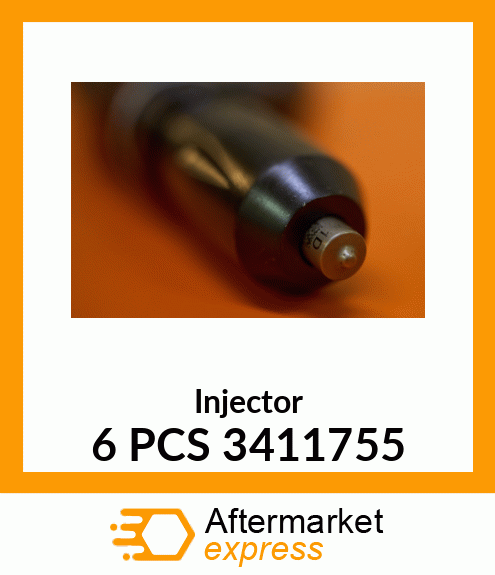 Injector 6 PCS 3411755