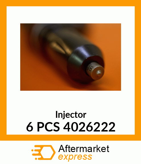 Injector 6 PCS 4026222