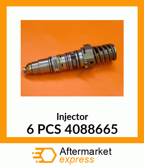 Injector 6 PCS 4088665