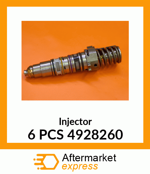 Injector 6 PCS 4928260