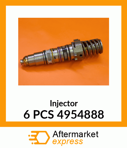 Injector 6 PCS 4954888