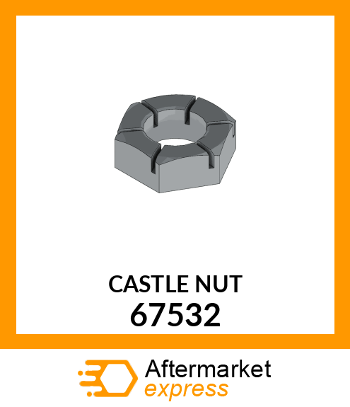 CASTLE NUT 67532