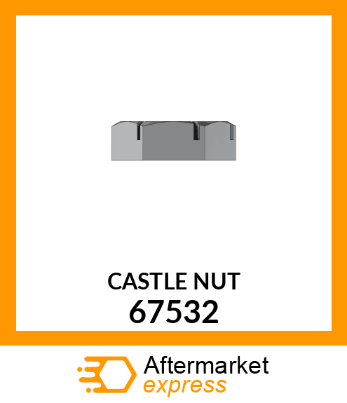 CASTLE NUT 67532