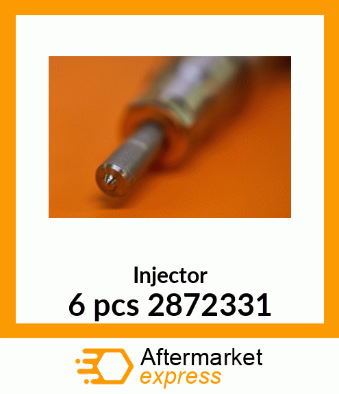 Injector 6 pcs 2872331