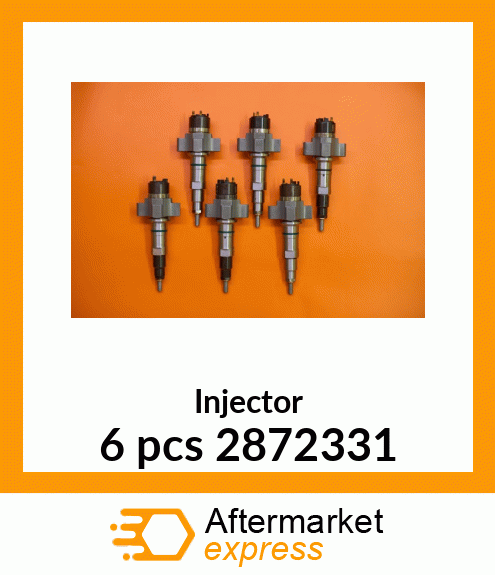 Injector 6 pcs 2872331