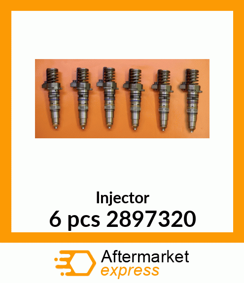 Injector 6 pcs 2897320