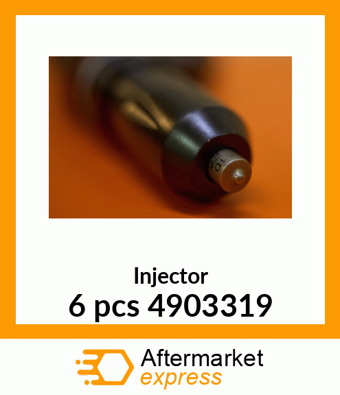 Injector 6 pcs 4903319