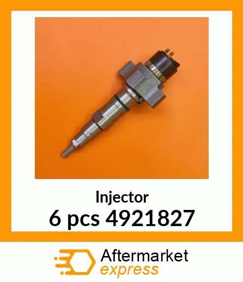 Injector 6 pcs 4921827