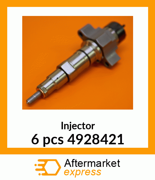 Injector 6 pcs 4928421