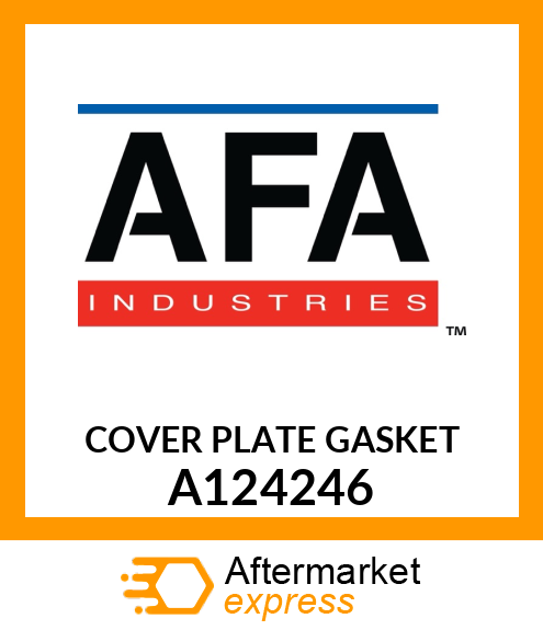 COVER PLATE GASKET A124246