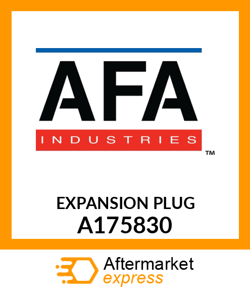 EXPANSION PLUG A175830