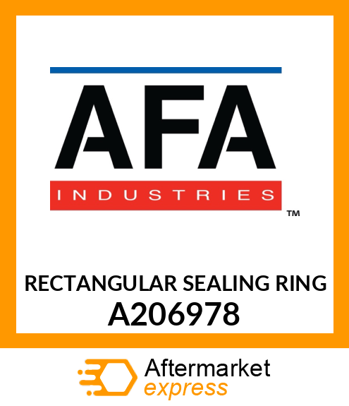 RECTANGULAR SEALING RING A206978