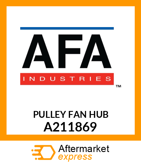 PULLEY FAN HUB A211869