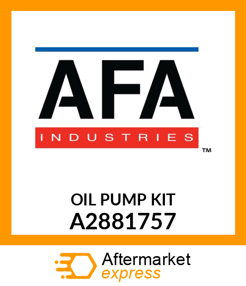 OIL PUMP KIT A2881757