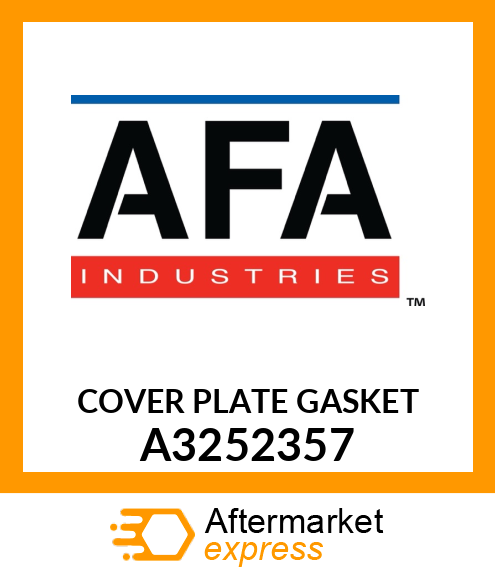 COVER PLATE GASKET A3252357