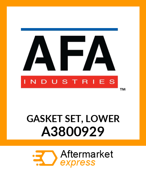 GASKET SET, LOWER A3800929