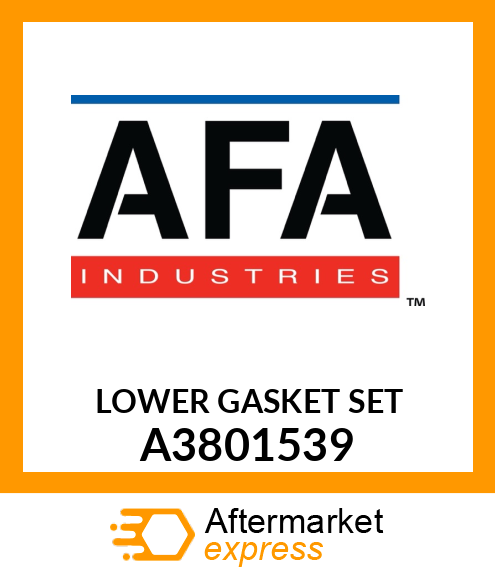 LOWER GASKET SET A3801539