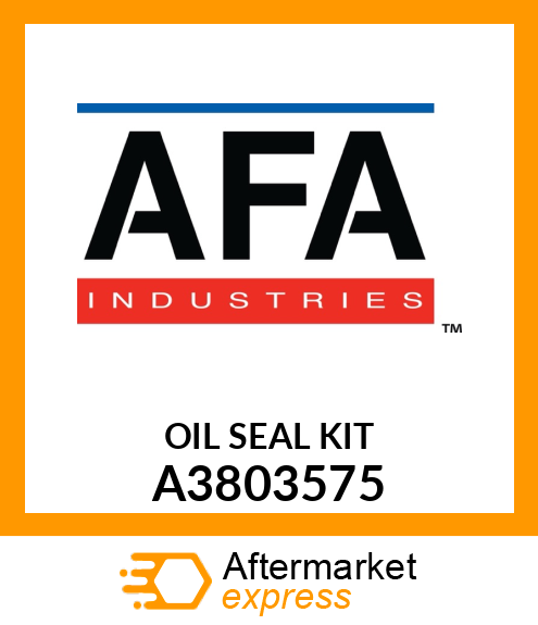 OIL SEAL KIT A3803575