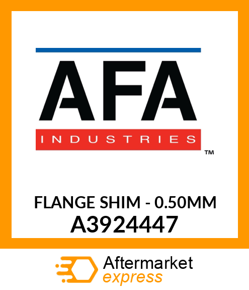 FLANGE SHIM - 0.50MM A3924447