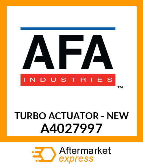 TURBO ACTUATOR - NEW A4027997