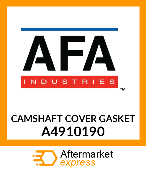 CAMSHAFT COVER GASKET A4910190