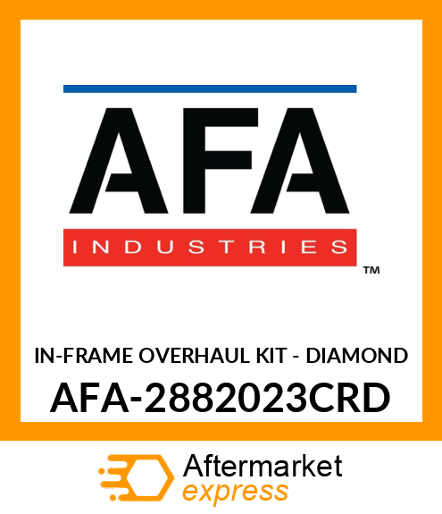 IN-FRAME OVERHAUL KIT - DIAMOND AFA-2882023CRD