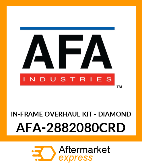 IN-FRAME OVERHAUL KIT - DIAMOND AFA-2882080CRD