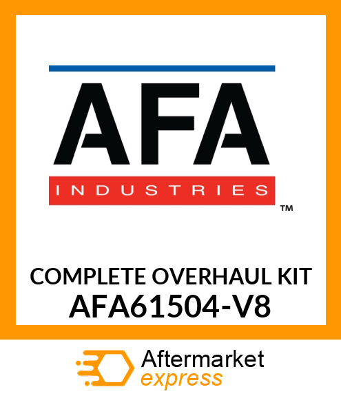 COMPLETE OVERHAUL KIT AFA61504-V8